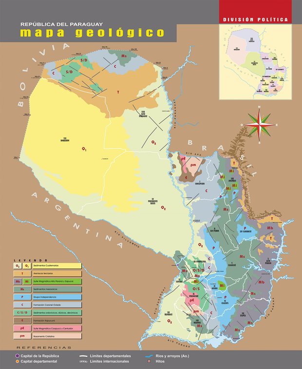Paraguay Geológico